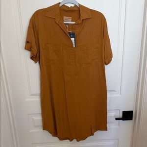 Universal Thread Women's Mini Dress in Mustard